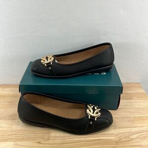 Aerosoles Big Bet Ballet Flats- Black- Size 8 M- NIB